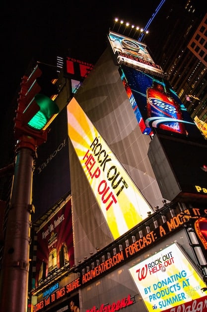 A vibrant billboard in Times Square, New York, advertising a popular K-drama series streaming on Netflix. The billboard features the show's main characters, along with the Netflix logo and the title of the drama in both English and Korean. This image encapsulates successful marketing in the US streaming market.