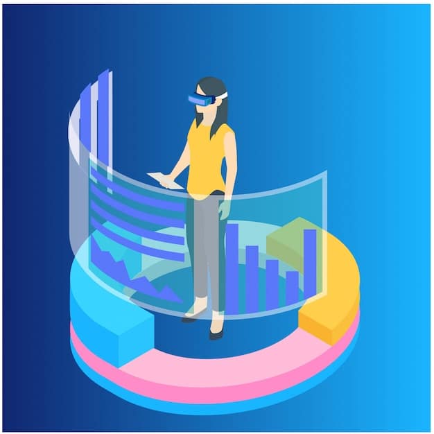 A graph showing the projected market size of AR and VR from 2023 to 2026 in the US, with AR consistently showing a higher market value than VR and a steeper growth curve.