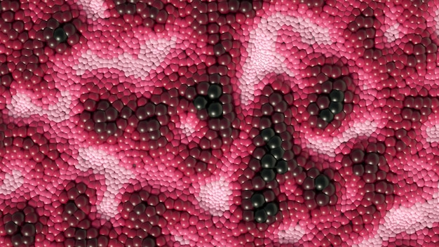 A microscopic view of the skin's surface, showcasing the diverse ecosystem of bacteria and microorganisms that make up the skin microbiome. The image aims to illustrate the concept of balance and harmony within the skin's natural ecosystem.