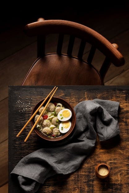 A table setting with traditional Korean dishes, emphasizing the variety and presentation of food during a Korean meal. Chopsticks are neatly placed on chopstick rests.