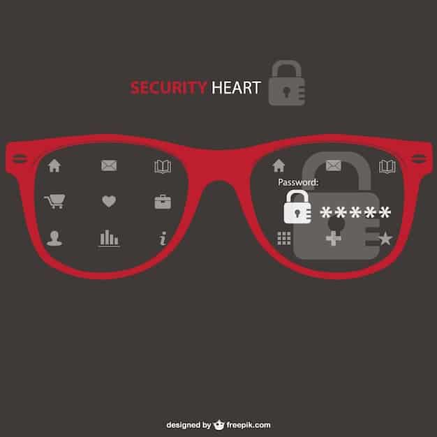 A simple icon or infographic representing privacy concerns related to AR glasses, such as data collection, facial recognition, and potential for misuse.